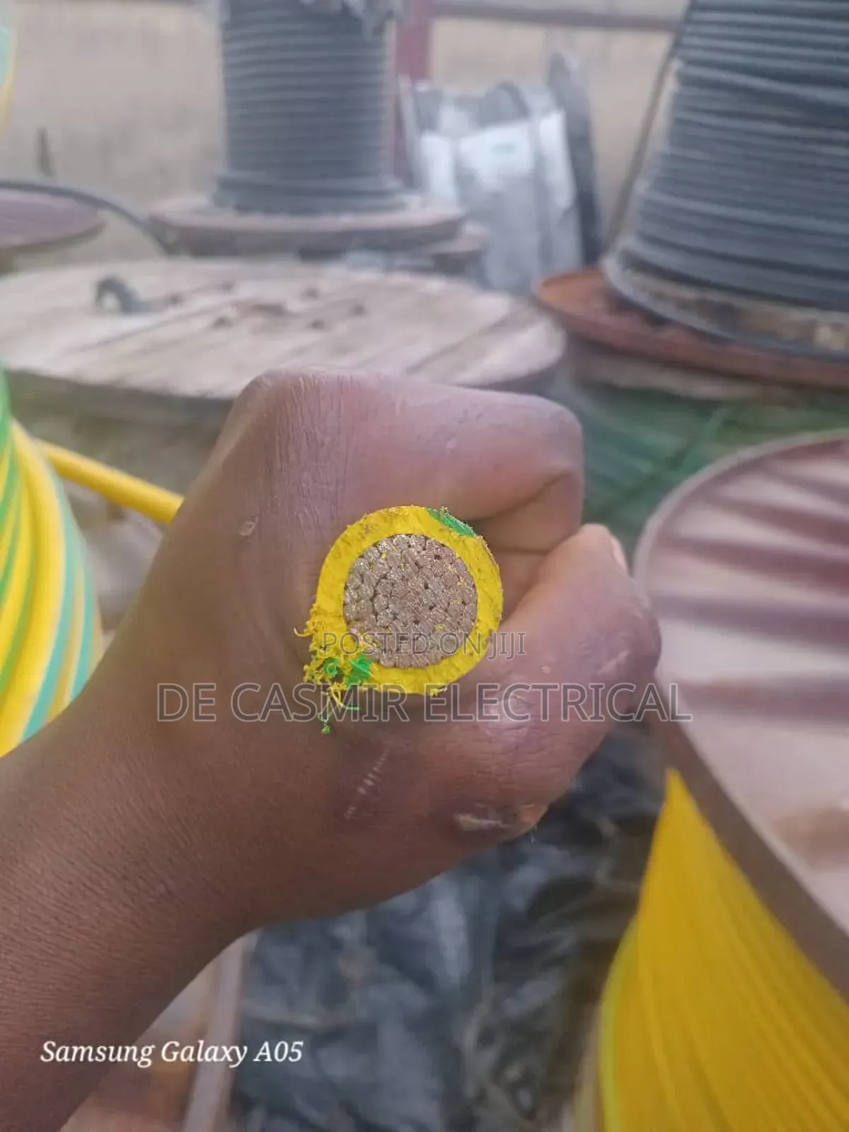 1x120mm2 Green&Yellow Pvc/Pvc Cable