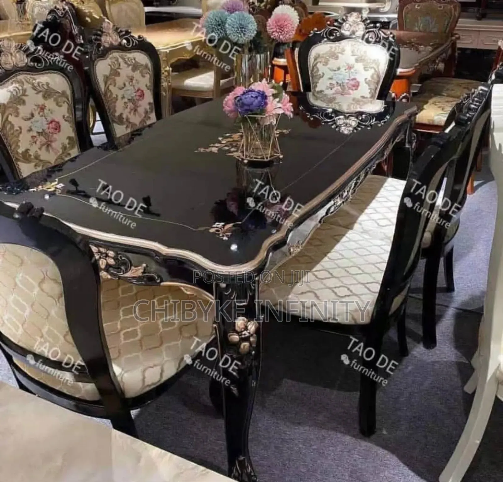 High Quality Imported Royal Dining With Six Chair Available To Pick Up