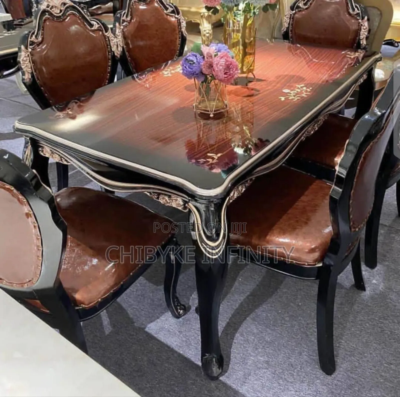High Quality Imported Royal Dining With Six Chair Available To Pick Up
