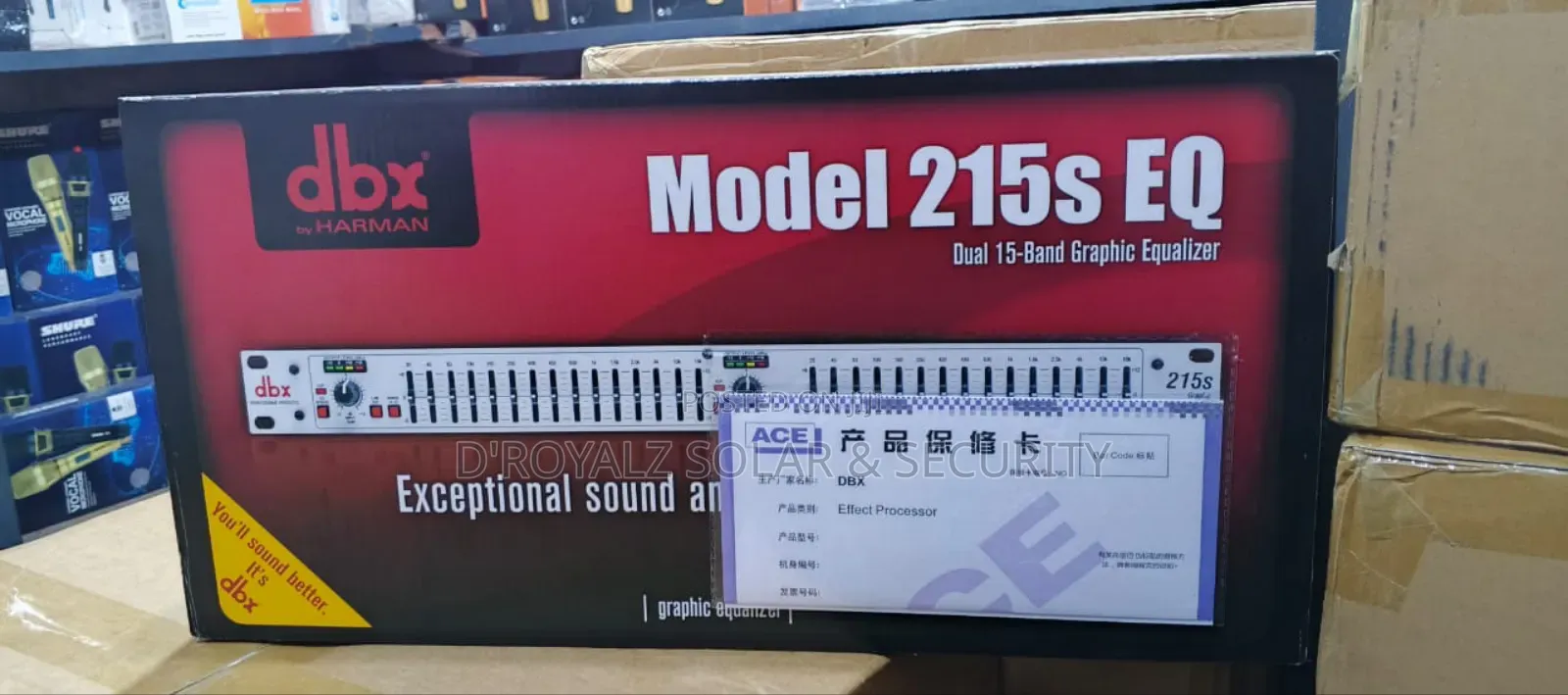 Dbx Model 215s Eq,