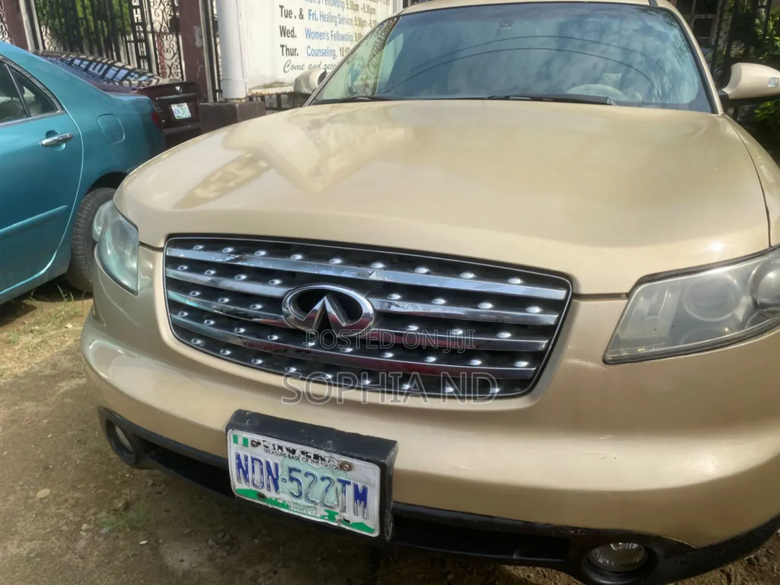 Infiniti FX 2004 Gold