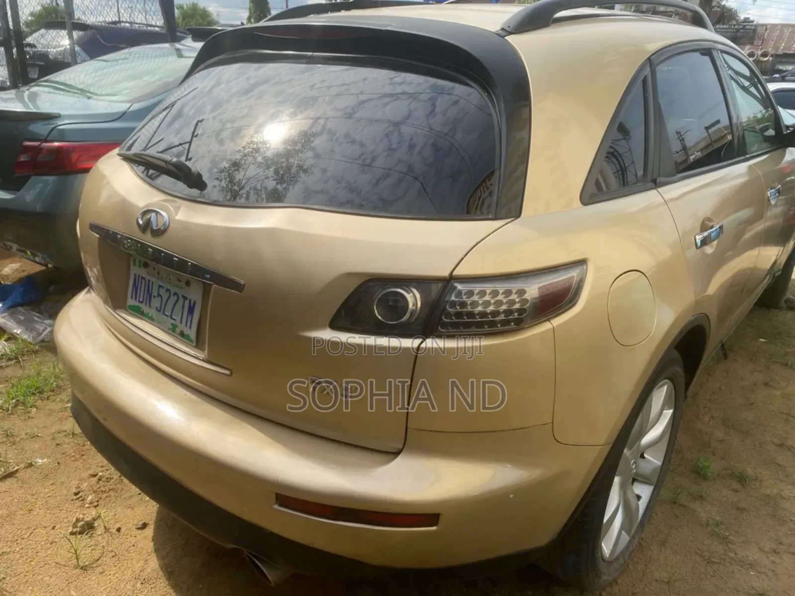 Infiniti FX 2004 Gold