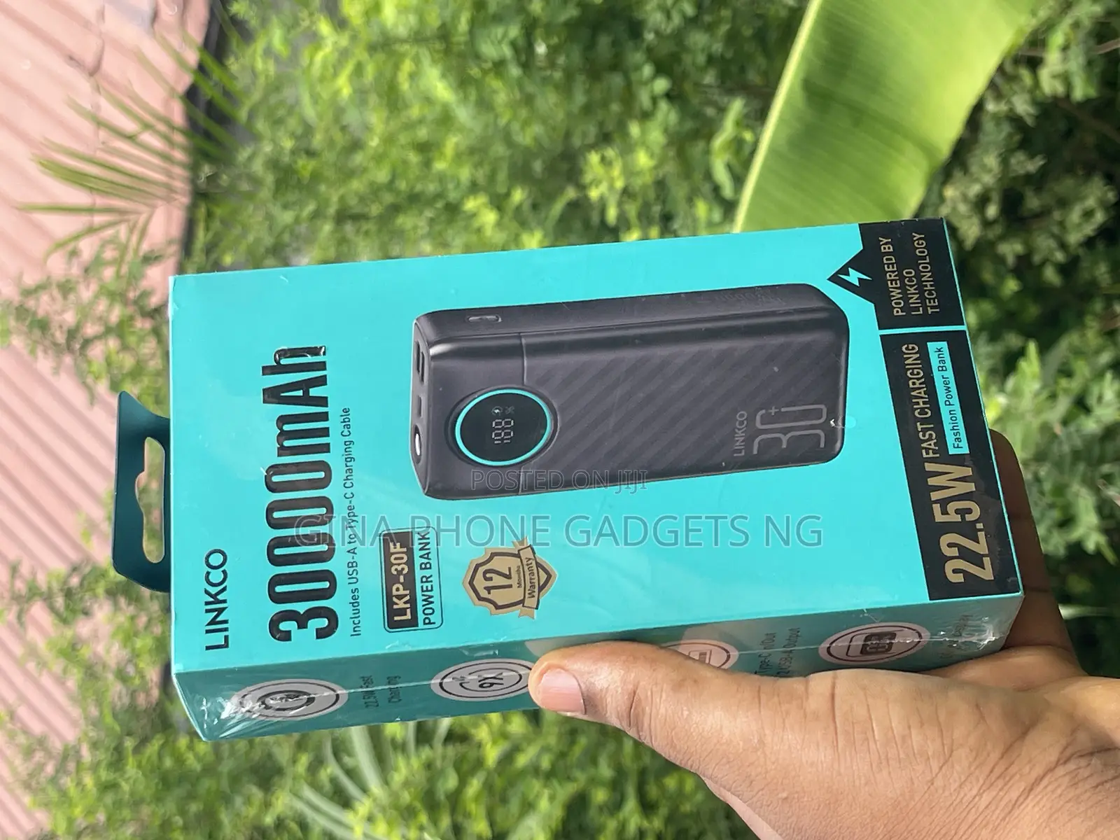 Power Bank (Linkco 30000mah Fast Charging Power Bank)