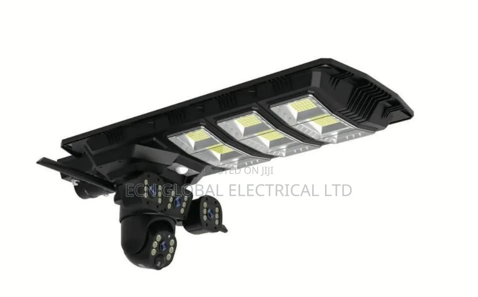 Solar Street Light With 3-lens Cctv Camera – 4g/Wifi Security Light