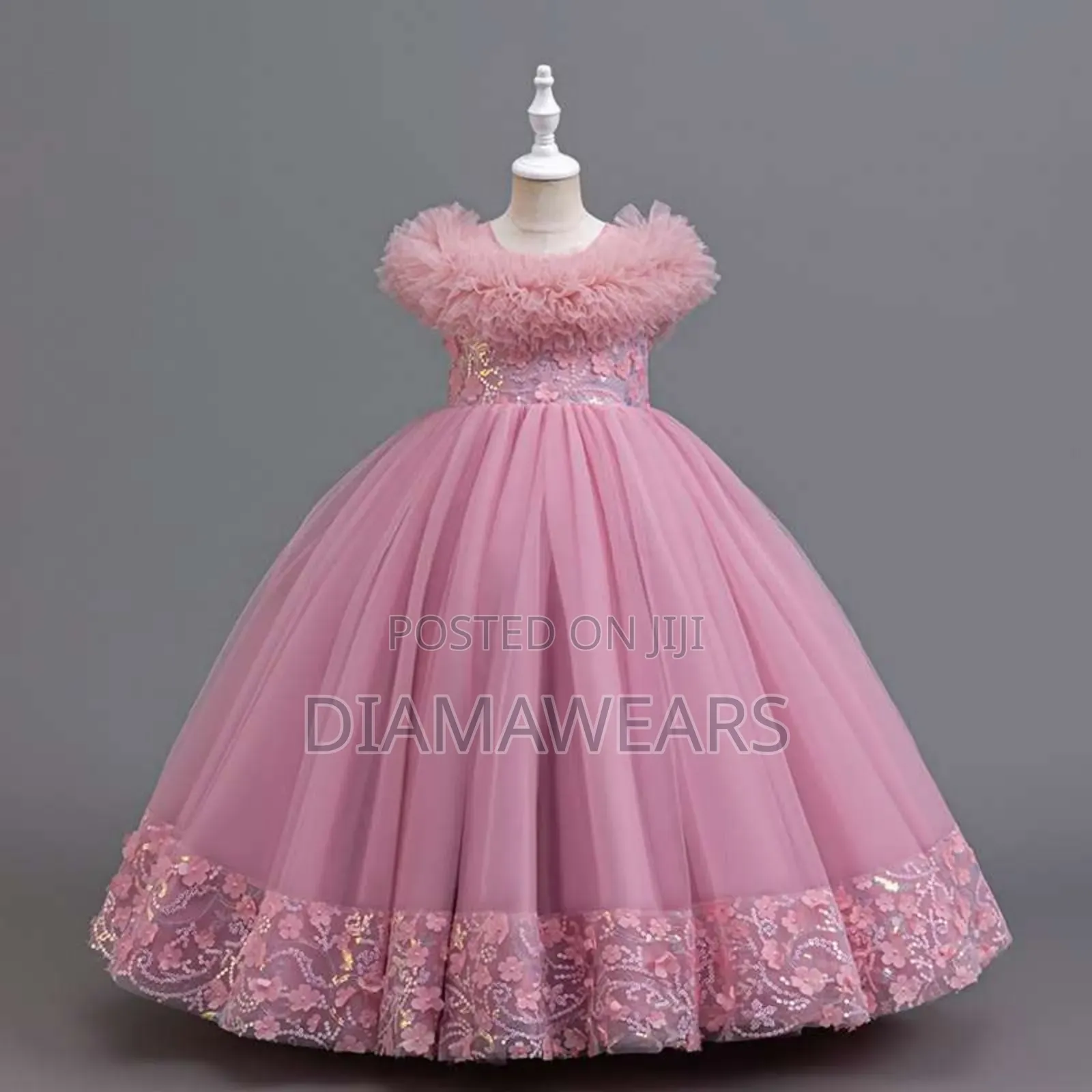 Turquoice Green Ceremonila Full Ball Gown