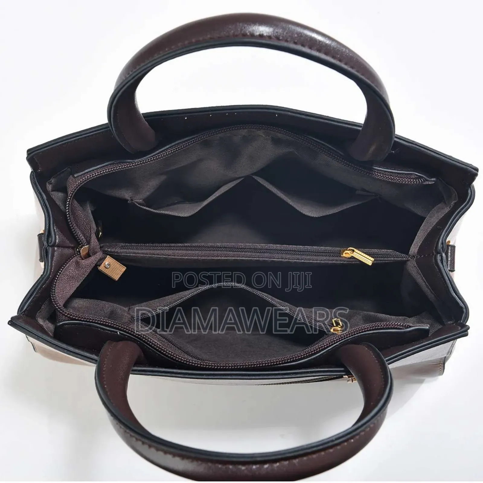 Green Ladies Work Office Hand Bags
