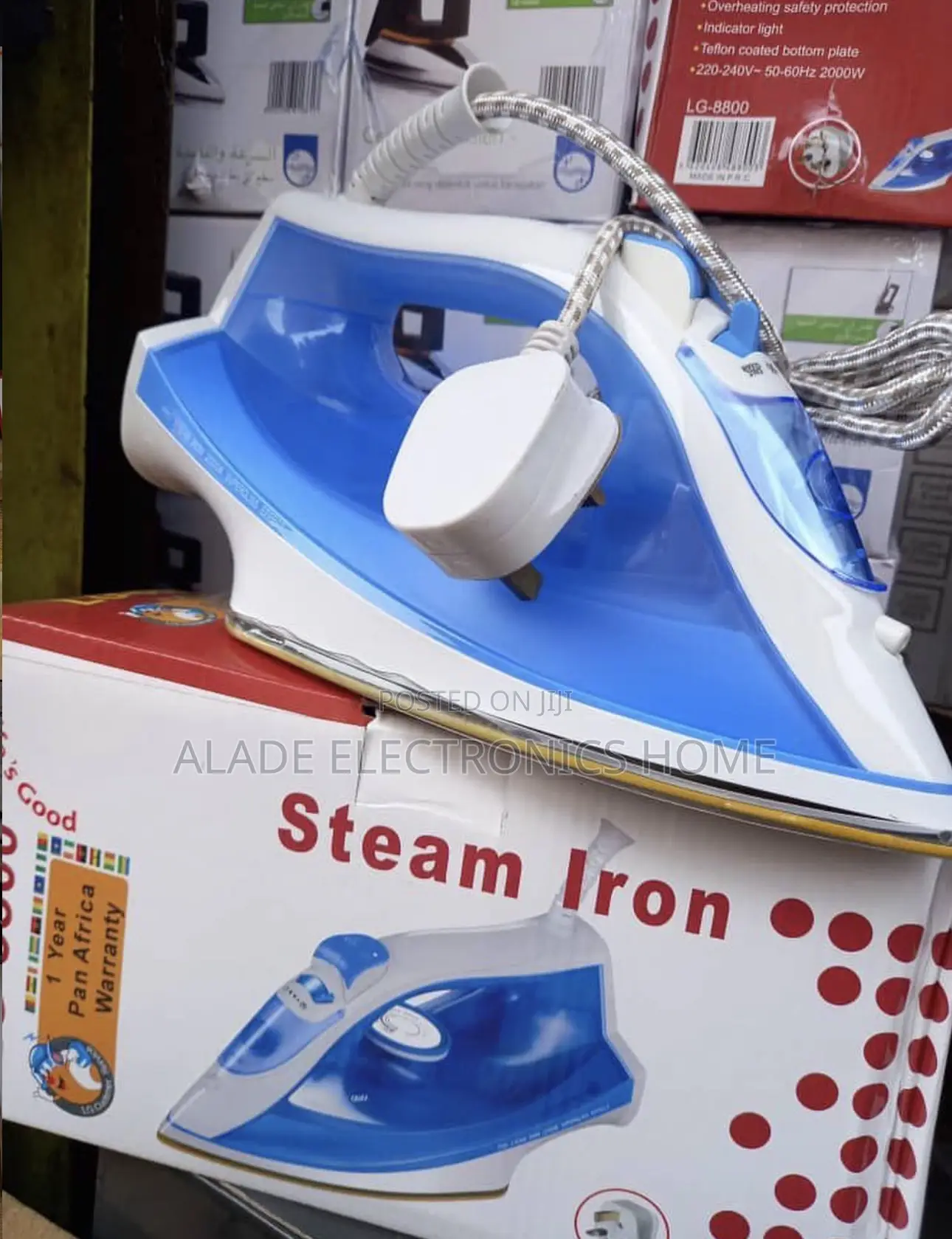Lg Steam Dry Electric Pressing Iron. 2yrs Waranty