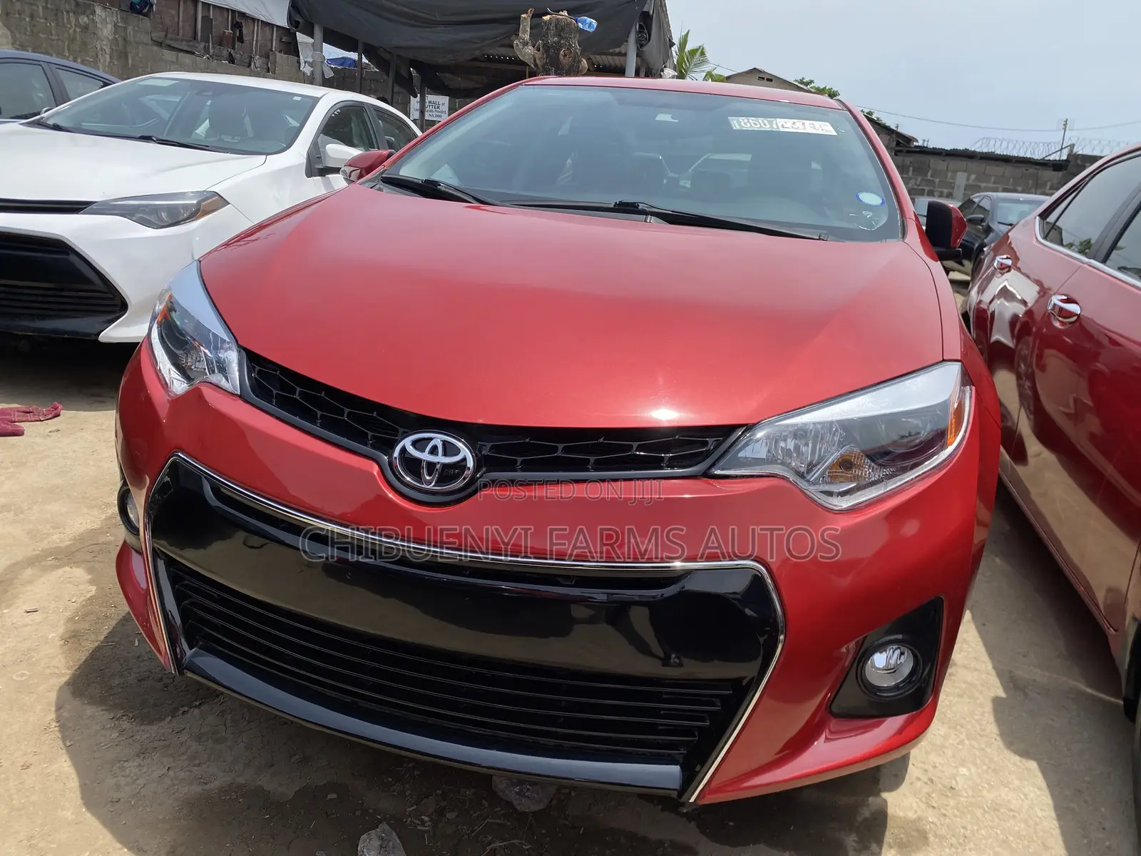 Toyota Corolla LE Premium 4dr Sedan (1.8L 4cyl CVT) 2015 Red