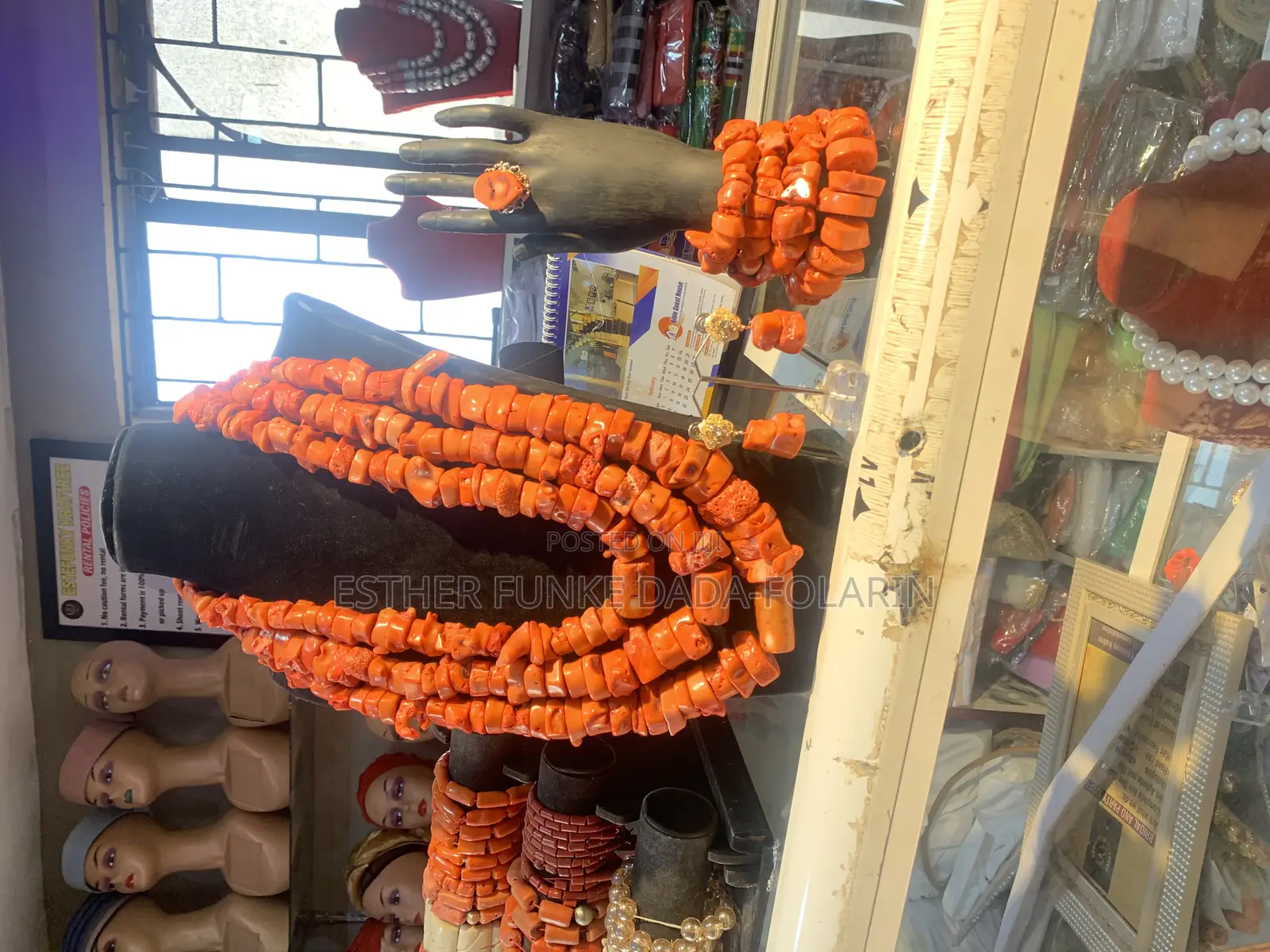 Bamboo Coral Beaded Jewelry