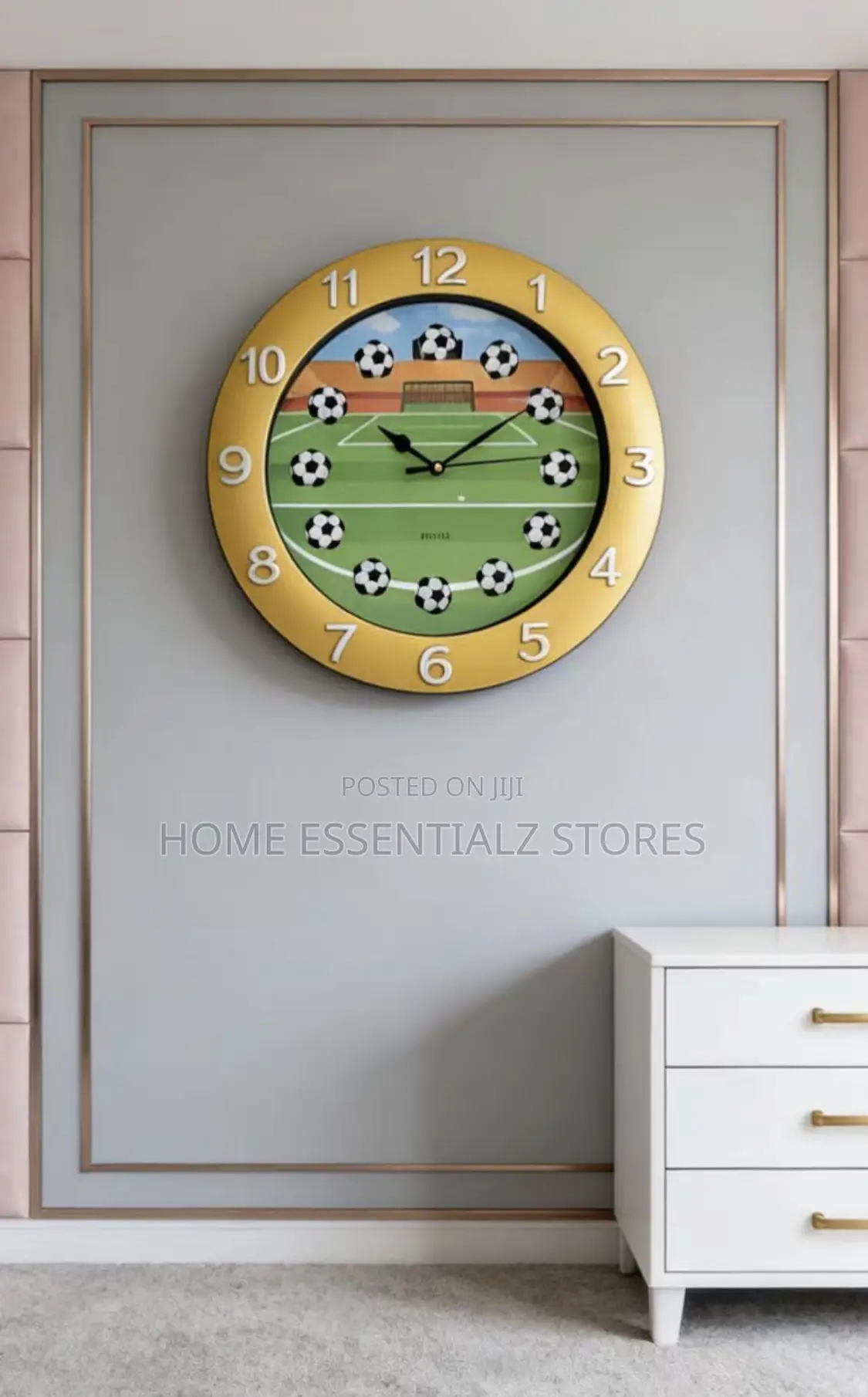 Football Wall Clock - Home Decor Wall Clock