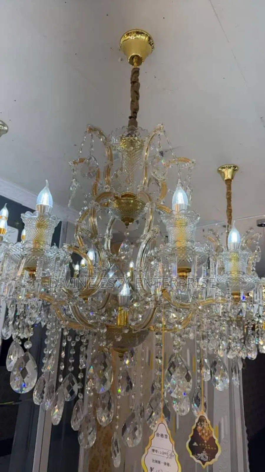 Glistening Elegance Chandelier