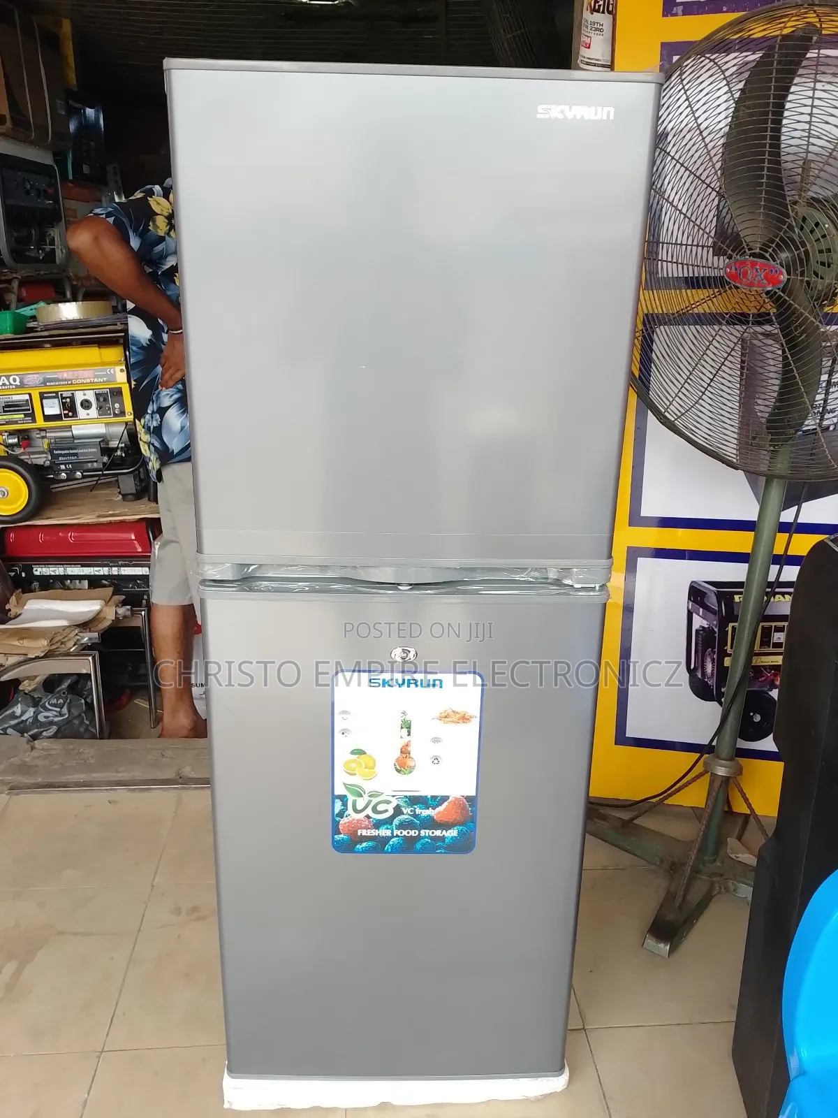 Skyrun Standing Fridge Half Fridge Half Freezer