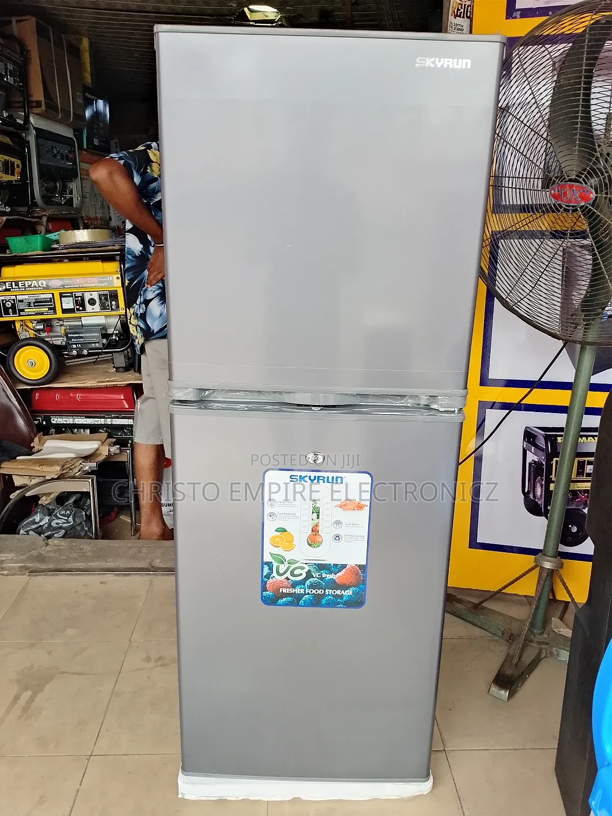 Skyrun Standing Fridge Half Fridge Half Freezer