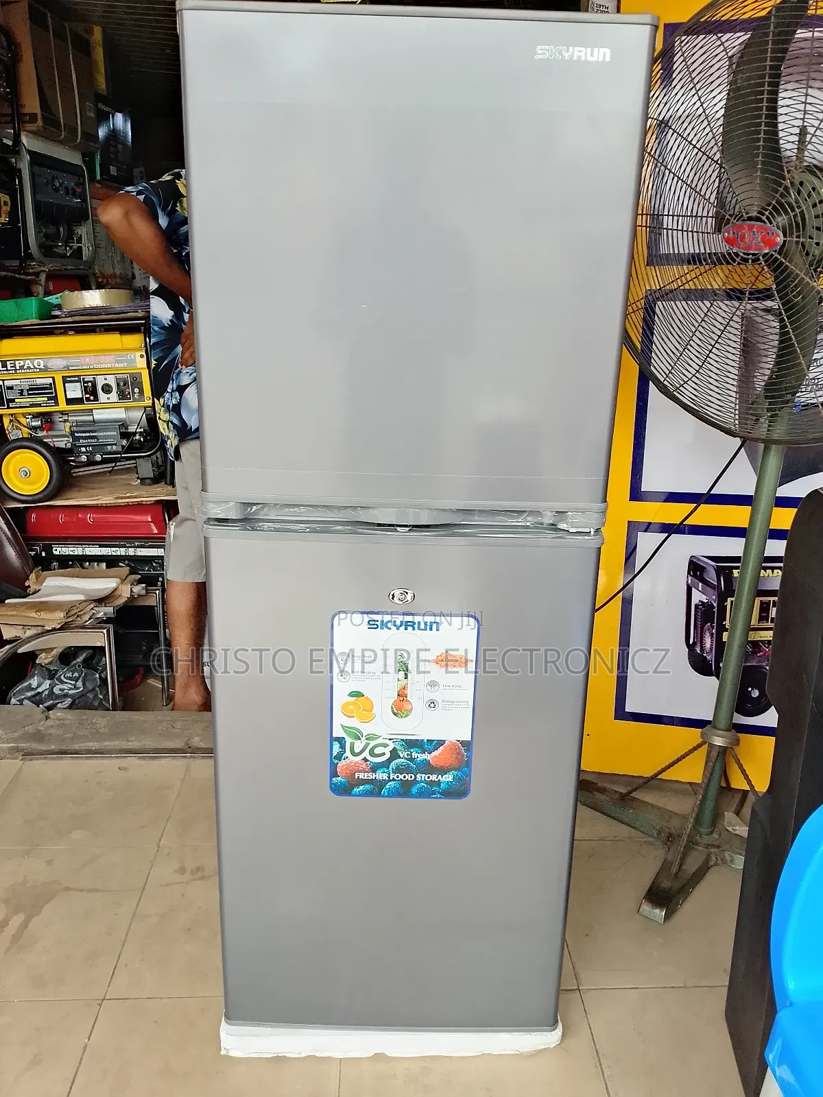 Skyrun Standing Fridge Half Fridge Half Freezer