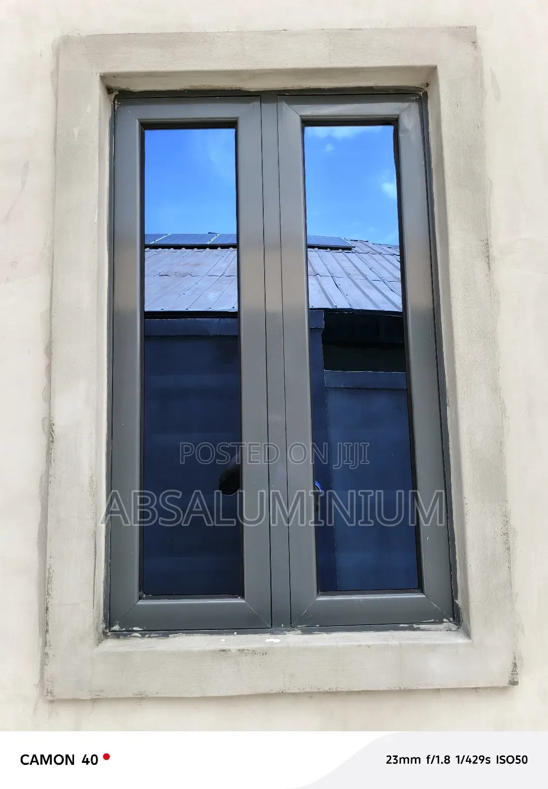 Aluminium Casement Window With Burglary