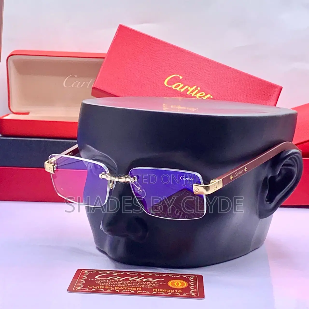 Cartier Sunglasses - Authentic Luxury, Brand New!