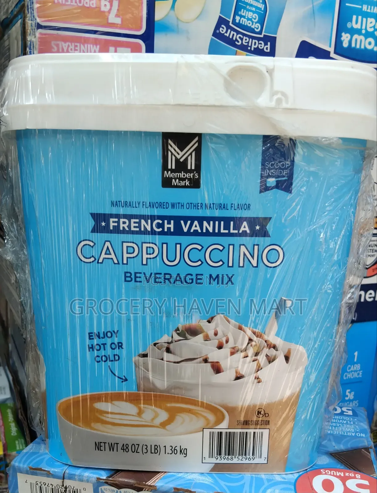 Member's Mark French Vanilla Cappuccino Beverage Mix 1.36kg