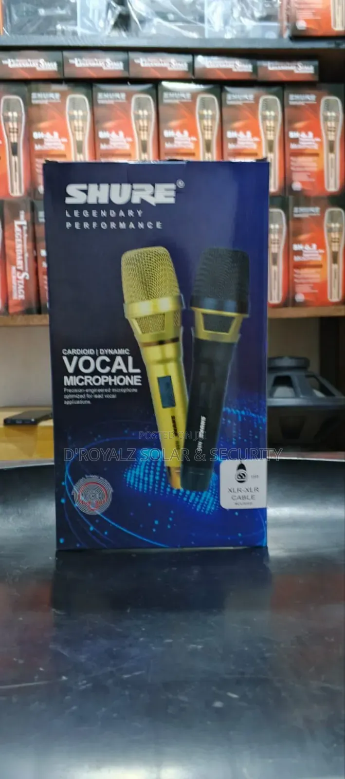 Shure N85 Professional Cardioid Dynamic Vocal Wired Microphone