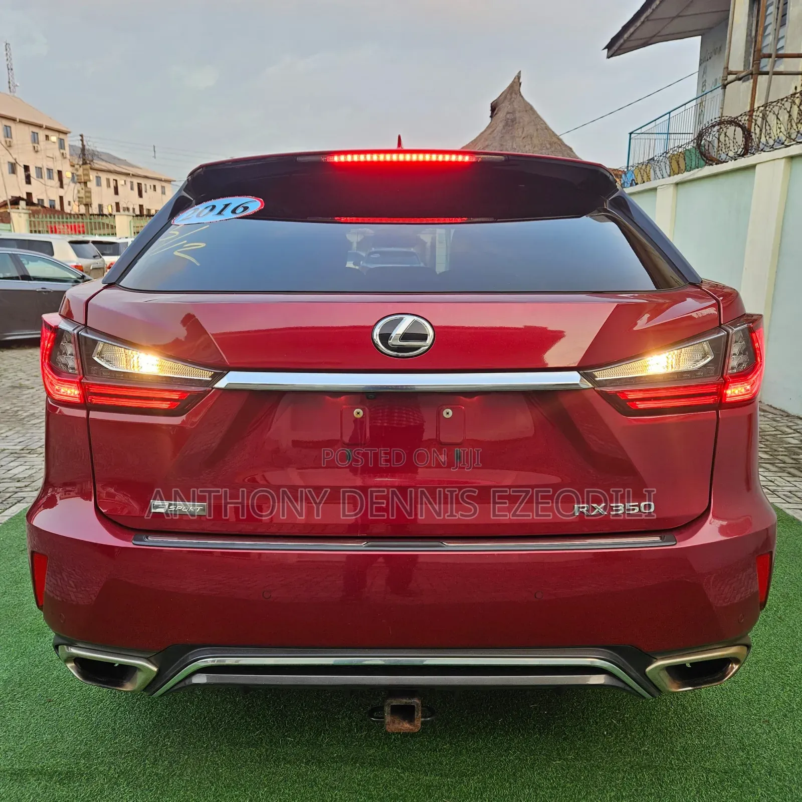 Lexus RX 350 F Sport AWD 2016 Red