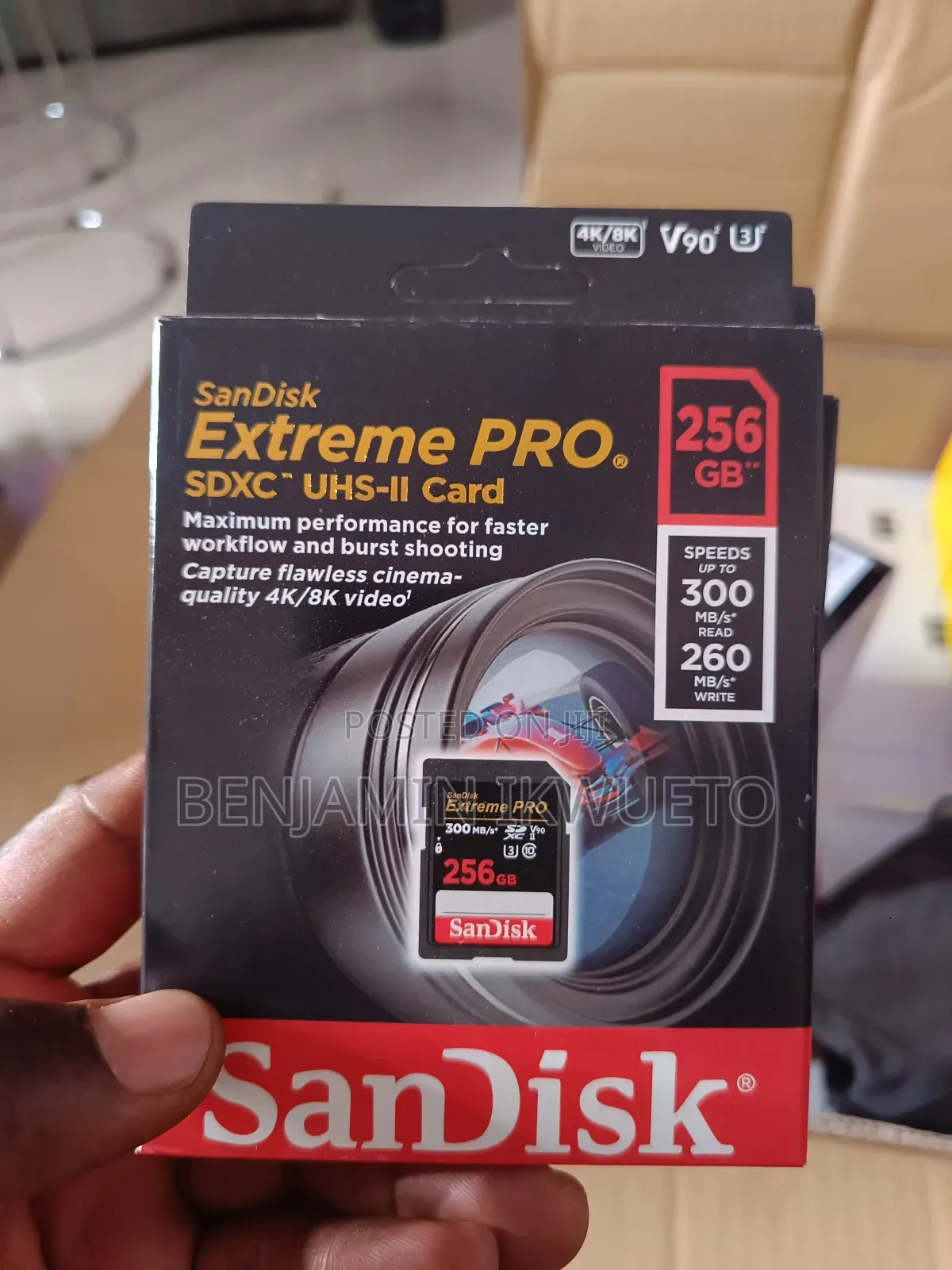 256 Gig Sd Card Extreme Pro (200mb/S)