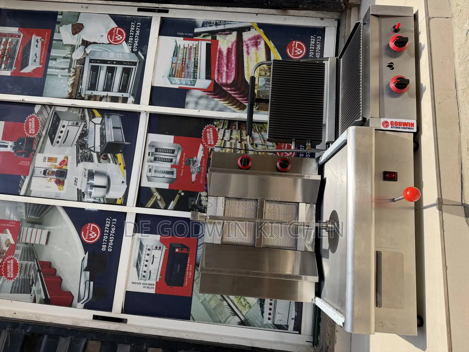 Combination Of Sharwama Machine And Gas Toaster Now Available