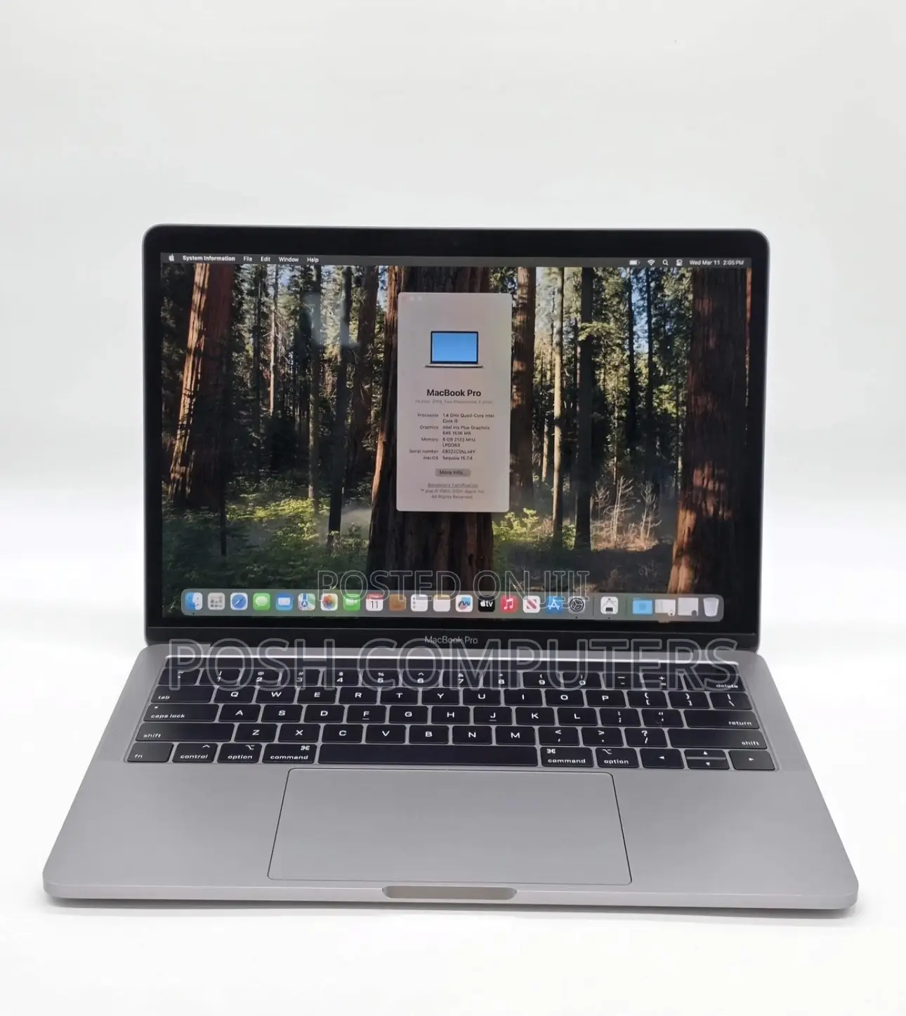Laptop Apple MacBook Pro 2019 16GB Intel Core i5 SSD 128GB