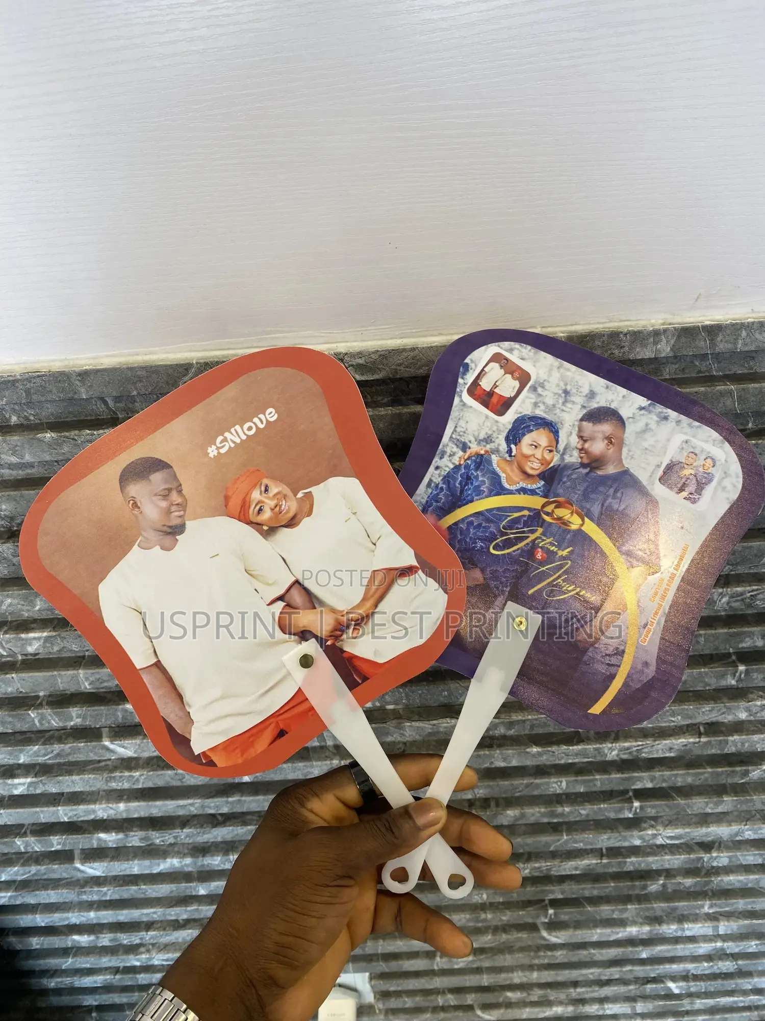 Custom Hand Fan Printing for Weddings Events | Affordable Fine