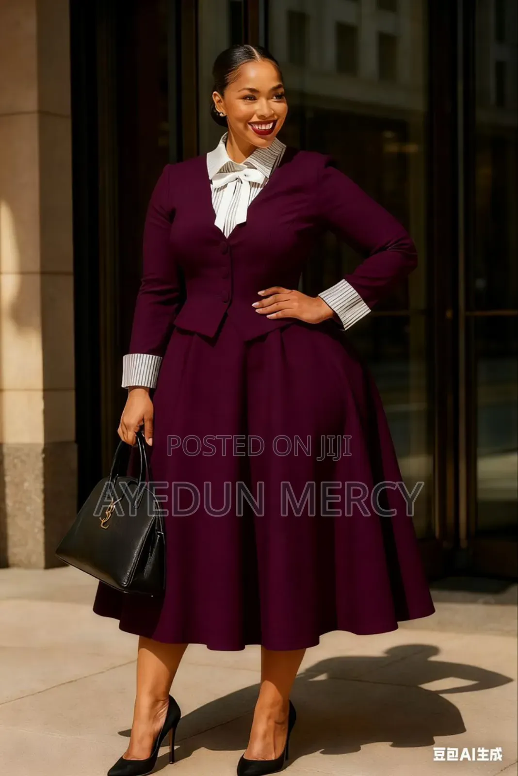 Corporate Collar Dress