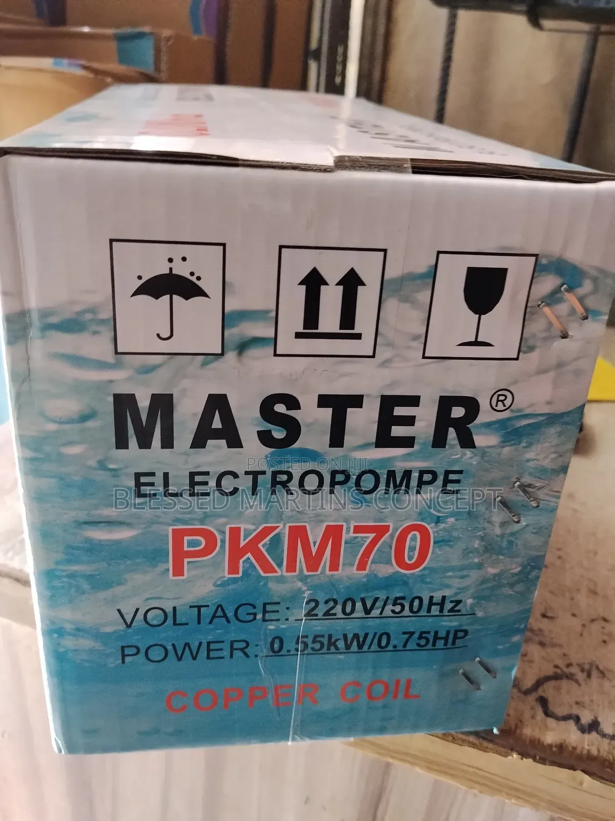 0.75hp Surface Pumping Machine.Brand: Master Pump. 100% Copper Coil