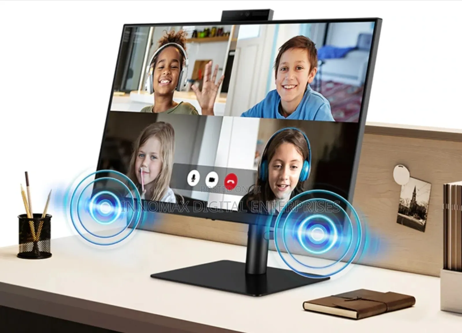 Samsung Webcam Monitor 24-Inch Ips Full Hd Hdmi Video Conferencing