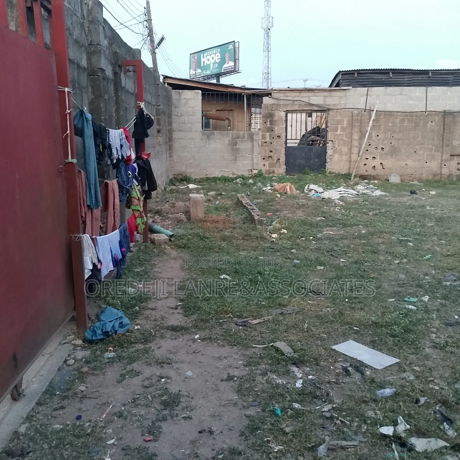 A Fenced Gated 50ft by 70ft in an Estate at Oko Oba
