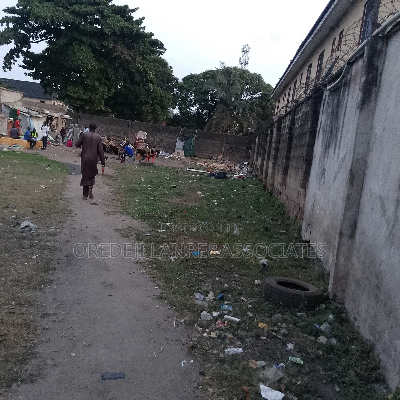 A Fenced Gated 50ft by 70ft in an Estate at Oko Oba
