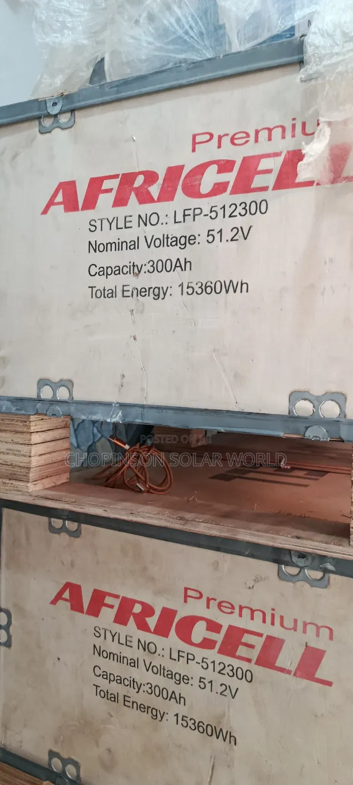 Solar Energy Afre Cell Lithium Ion Battery 15kwh/51.2votts