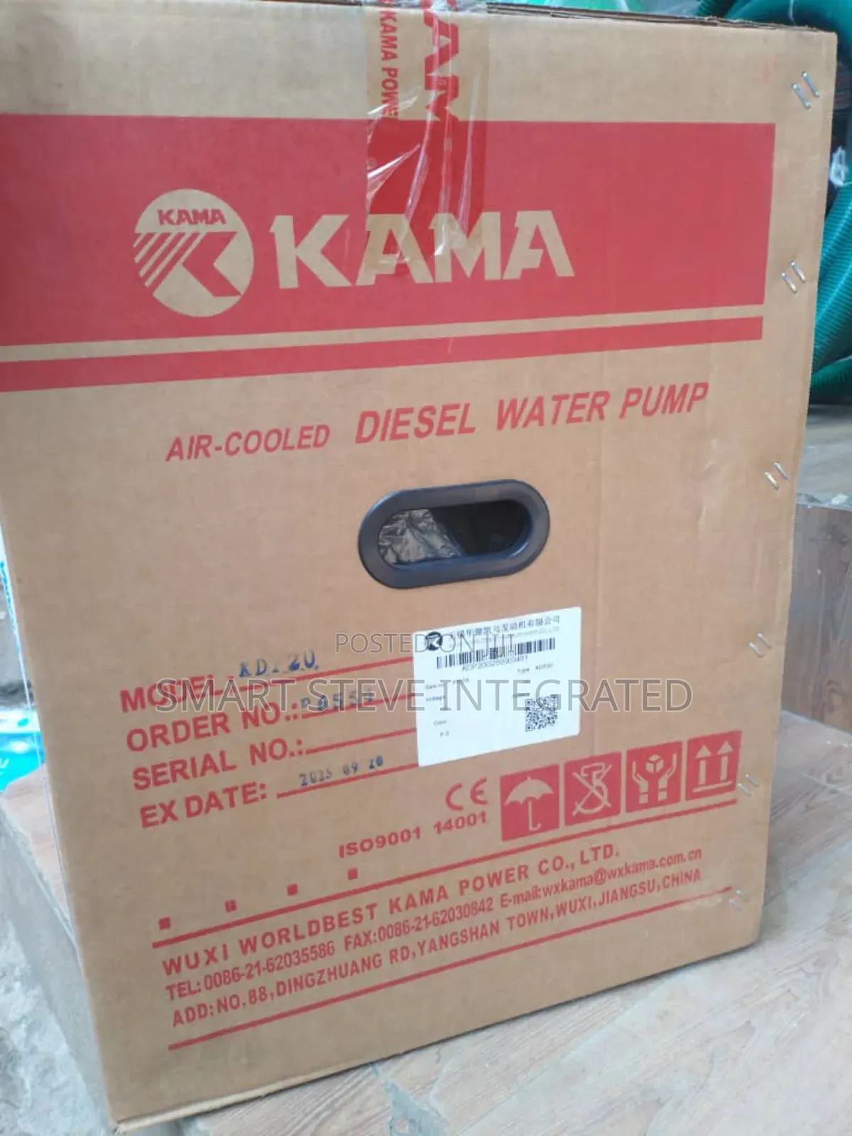 3" Kama Power Ad. 20 Air-Cooled Diesel Water Pump.