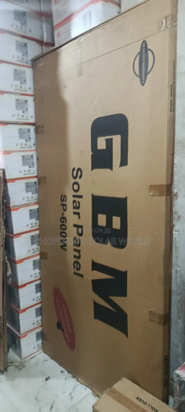 Solar Energy GBM Mono Solar Panels 600watts