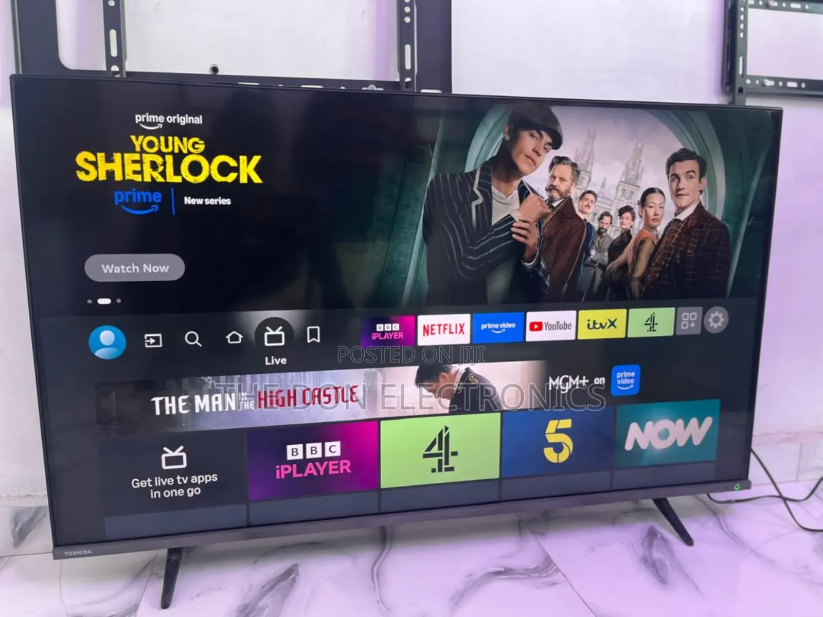 Toshiba 50" Smarttv: Immerse in Qled Brilliance Fire Tv Smartness