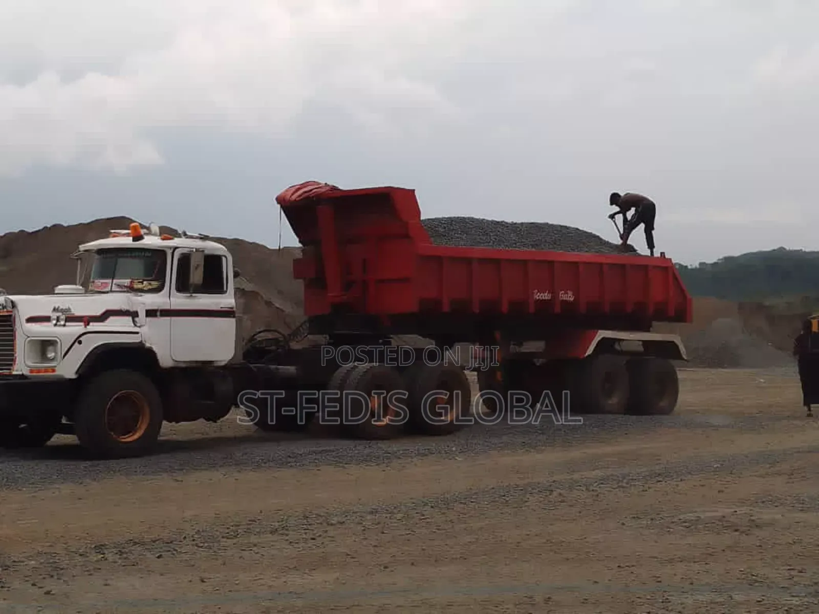 Truck Load of Granite Chippings