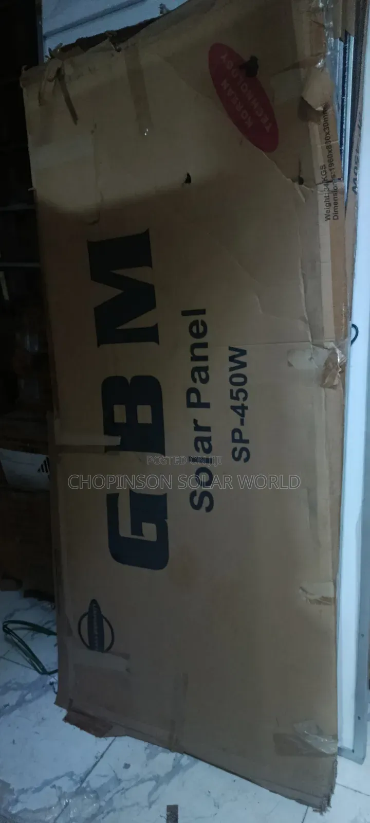 Solar Energy GBM Solar Panels 450watt