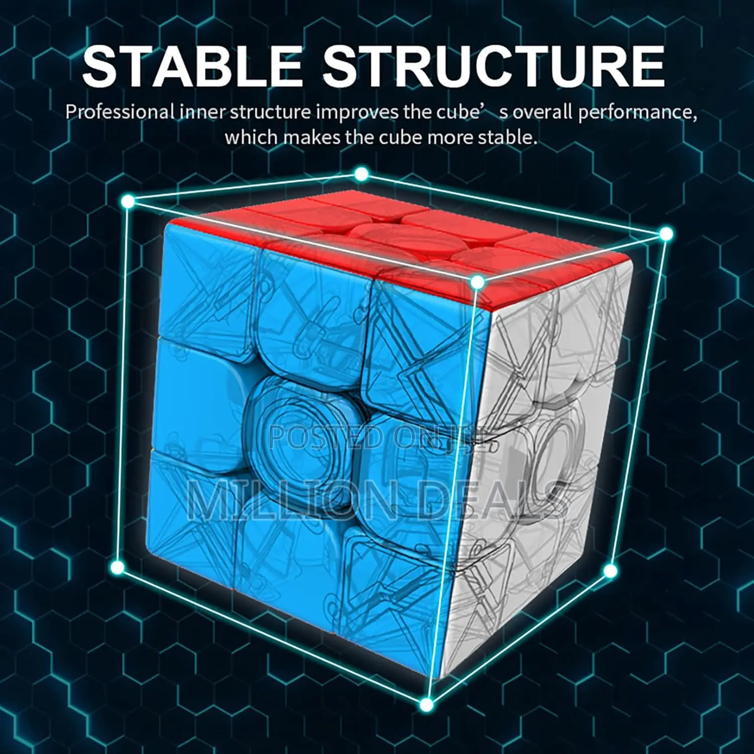 Unique Cube Puzzle Game Ages 6+