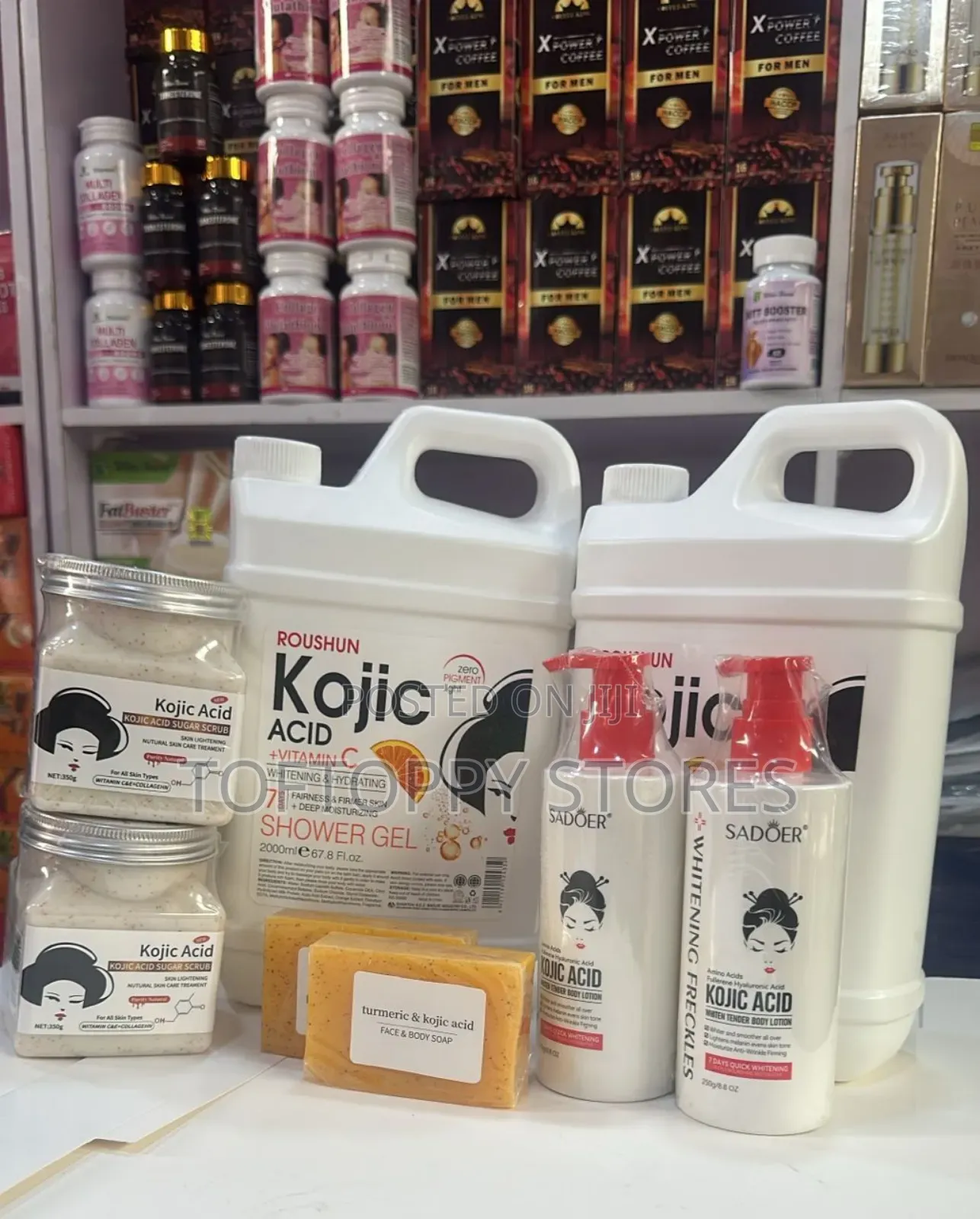 Roushun Kojic Acid + Vitamin C Skincare Combo Set