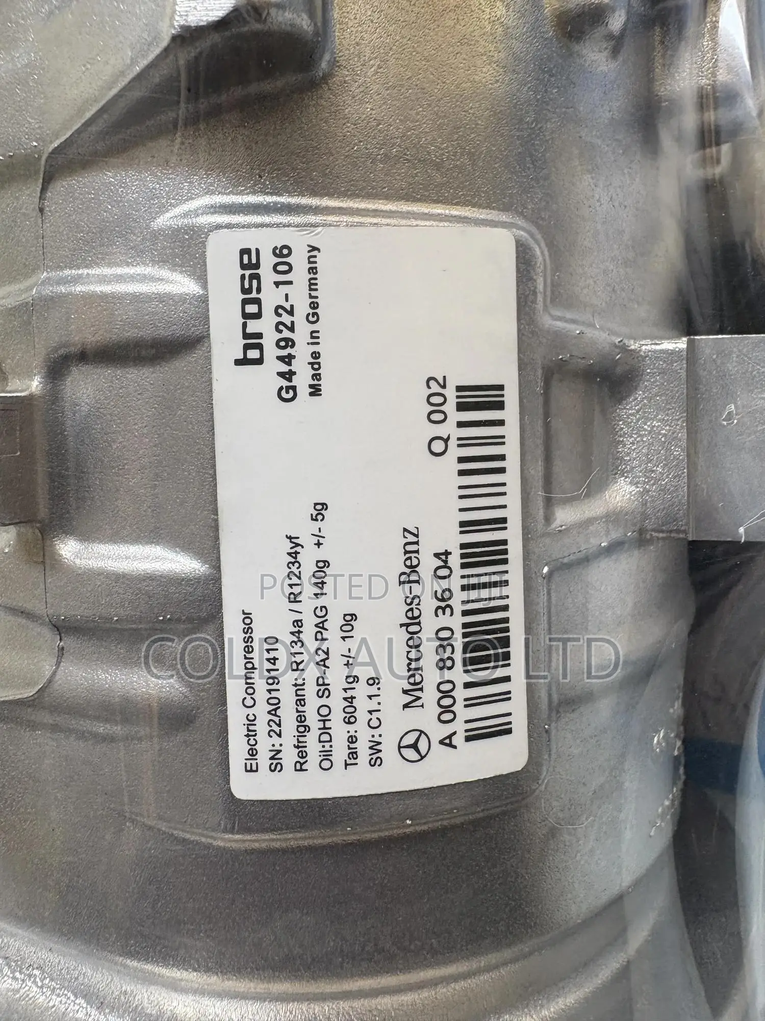 Electric Hybrid Compressor Gle450 Gle580 Gls450 Gls580 2023 2024 2025