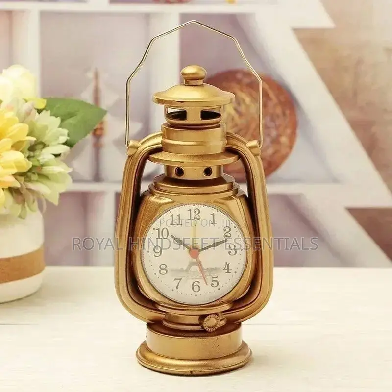 Retro Kerosene Light Alarm Clock Vintage Alarm Clock