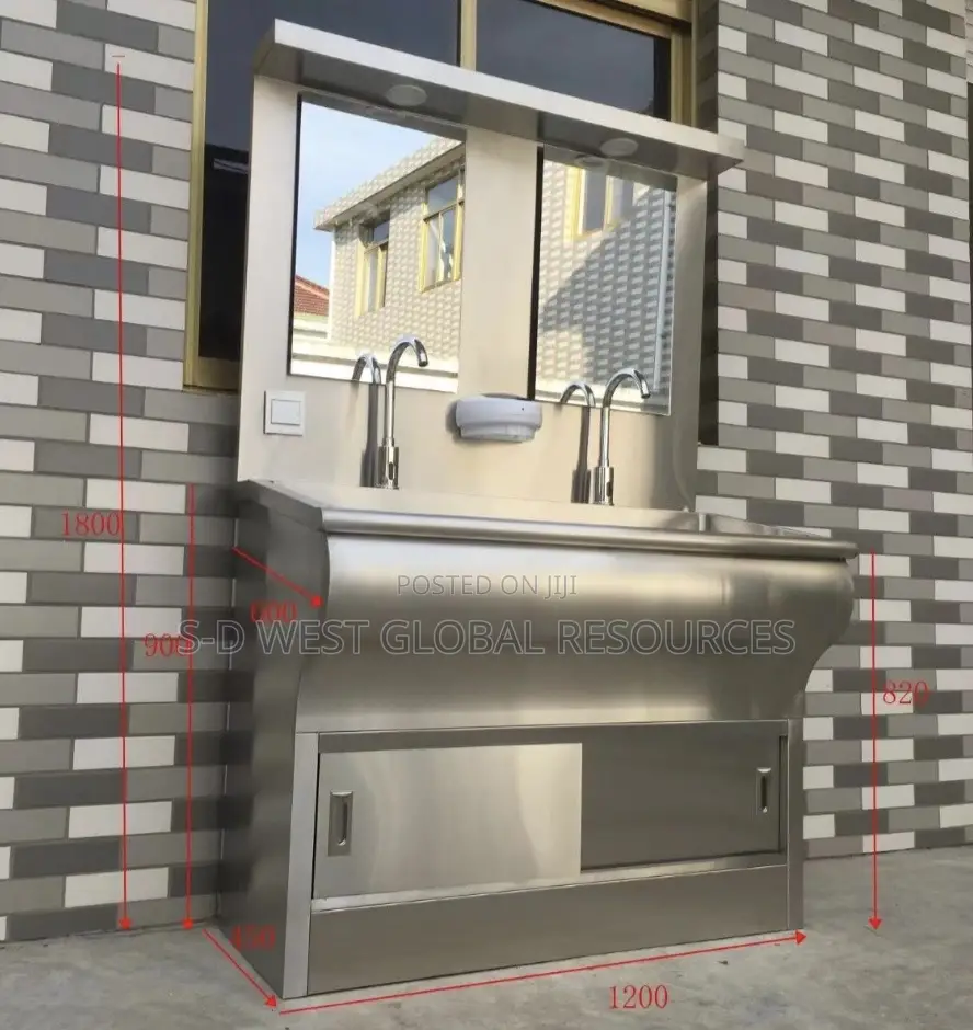 Scrub Sink With Sensor
