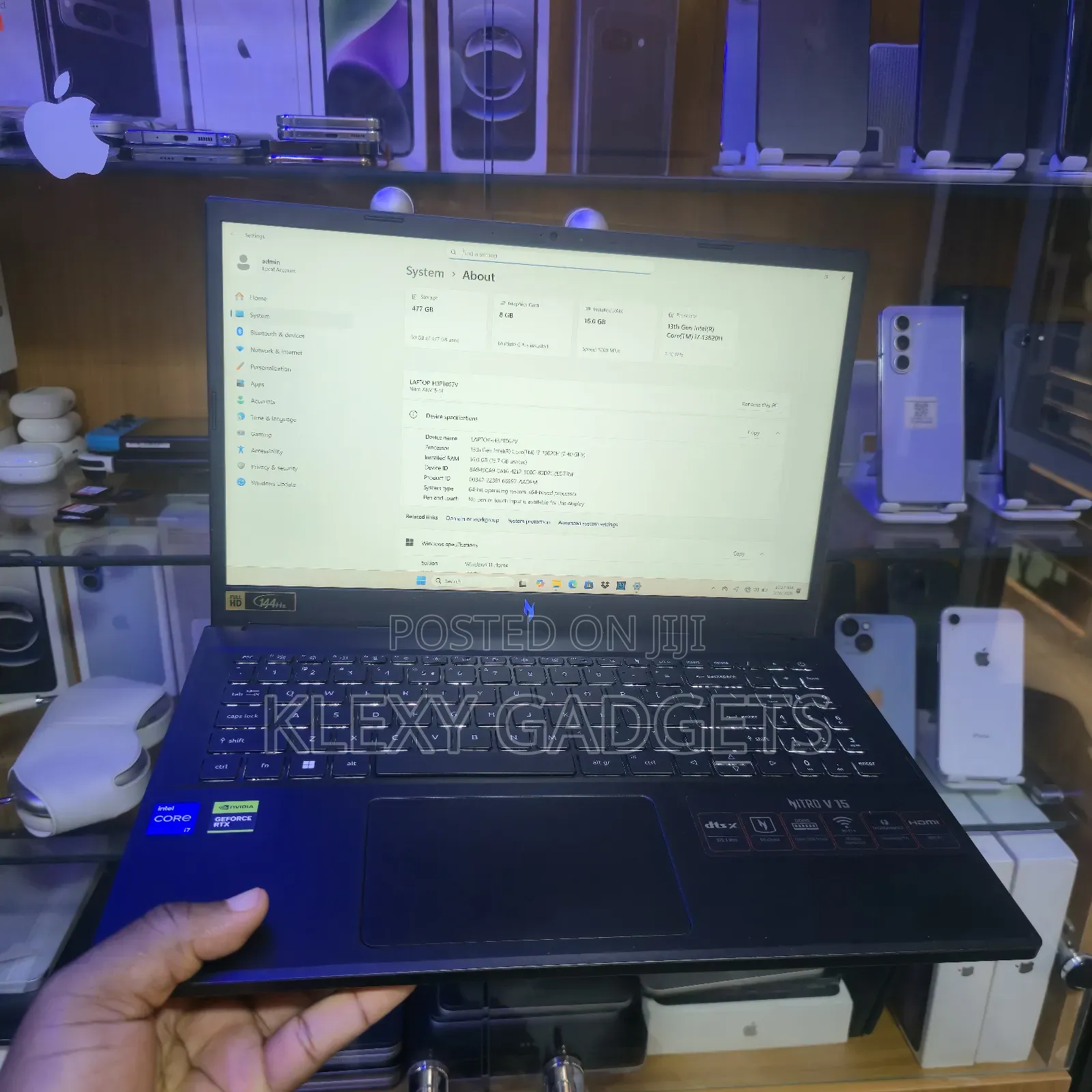 Laptop Acer Nitro 5 16GB Intel Core i7 SSD 512GB