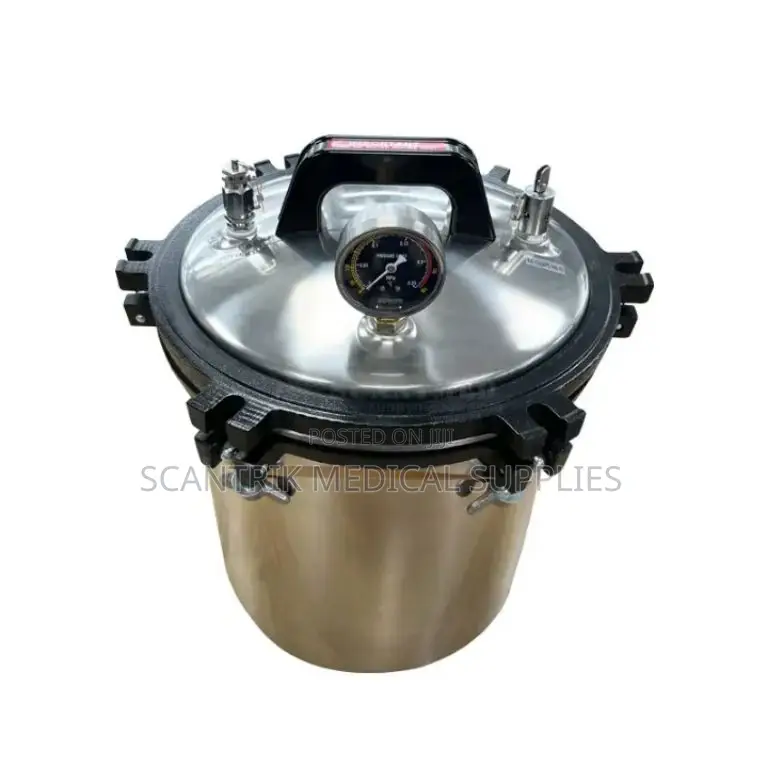 High-Capacity Portable Steam Autoclave