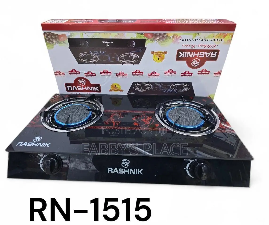 Rashnik Rn1515 Infrared Table Gas Cooker – Smokeless Energy Saving