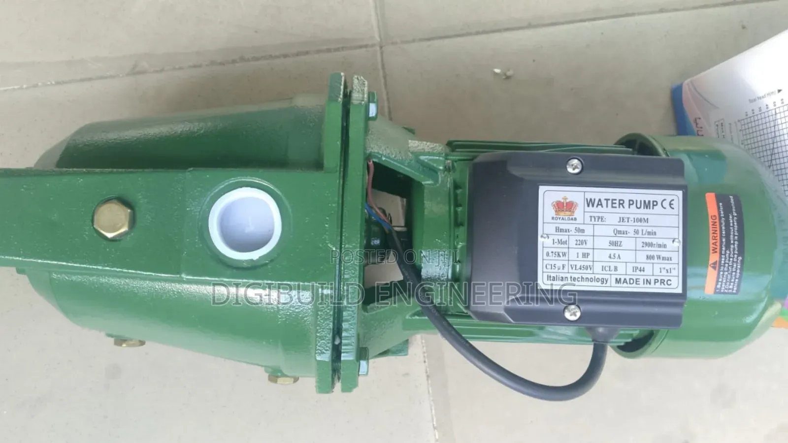 Royaldab Surface Pump 100% Copper Coil With Brass Impeller