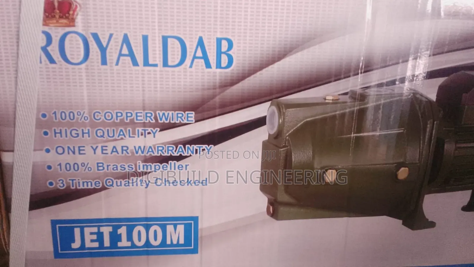 Royaldab Surface Pump 100% Copper Coil With Brass Impeller