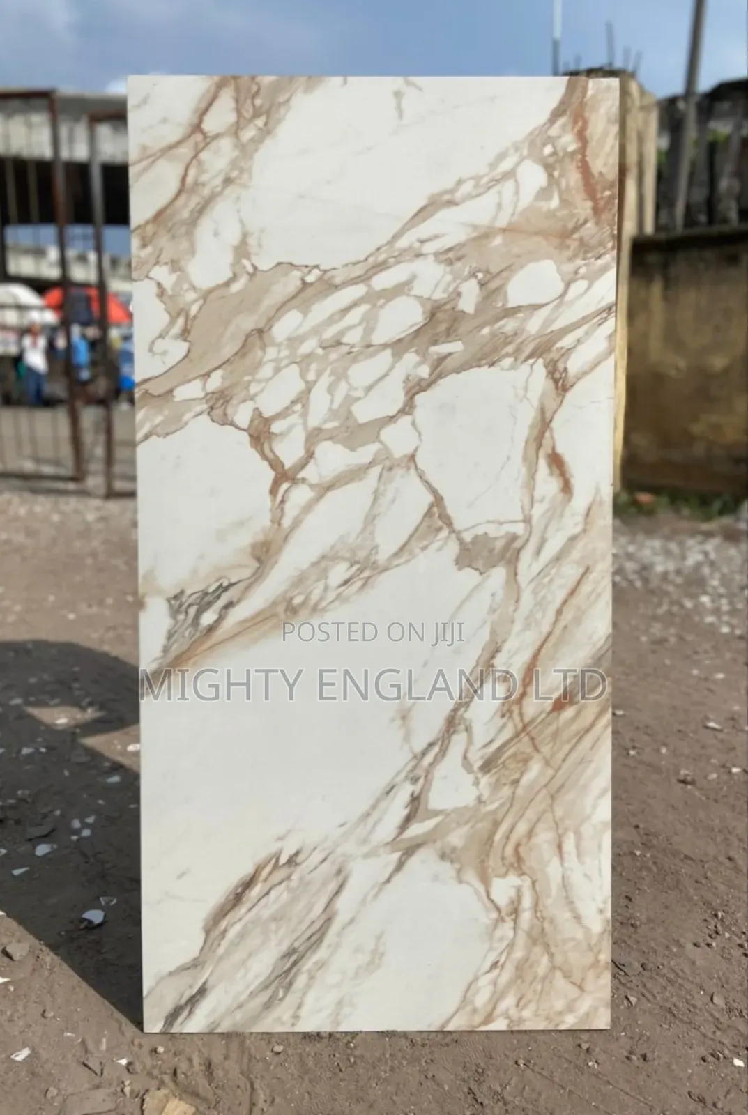 Calacatta Gold Marble Large-Format Porcelain Slab Tiles