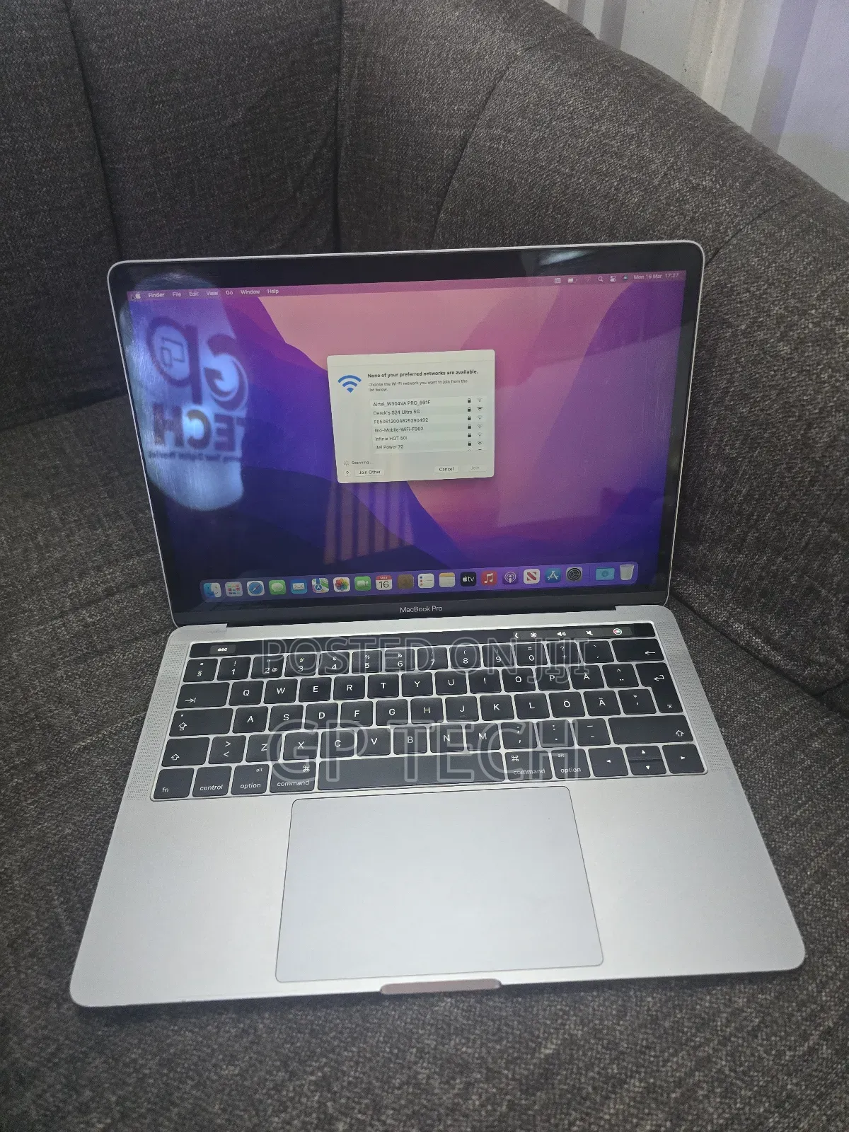Laptop Apple MacBook Pro 2016 8GB Intel Core i5 SSD 256GB